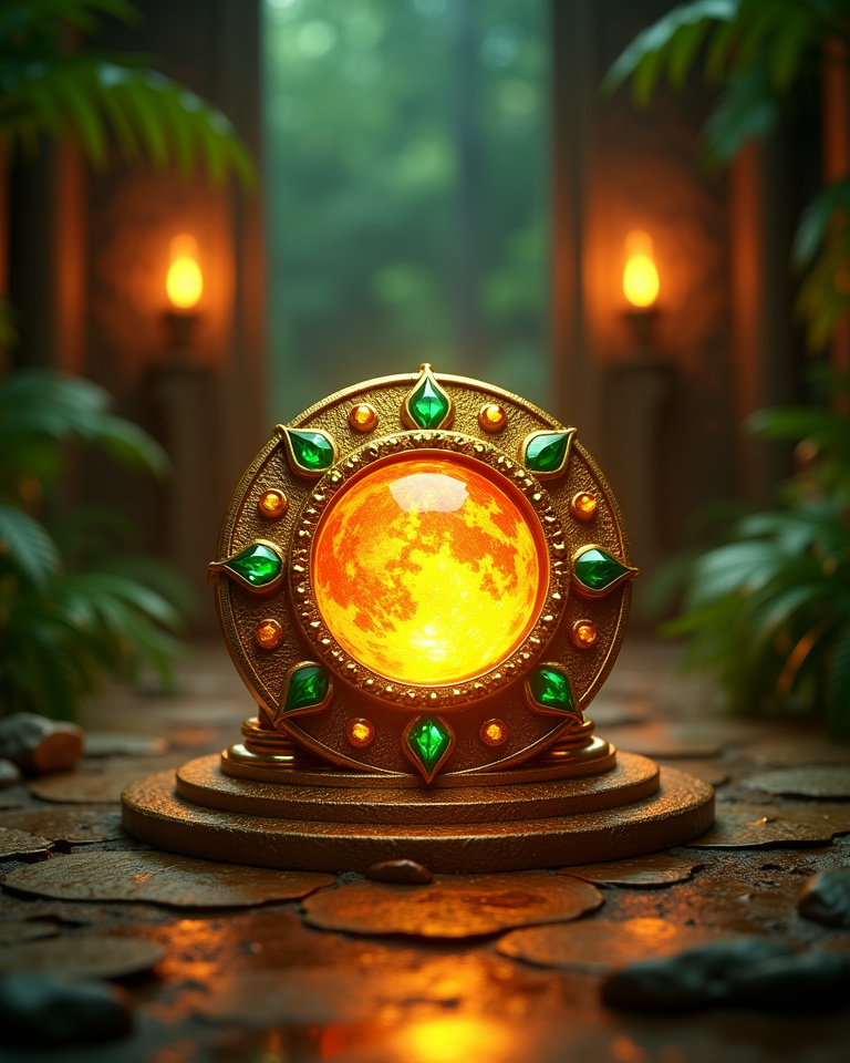 Jungle temple portal artwork